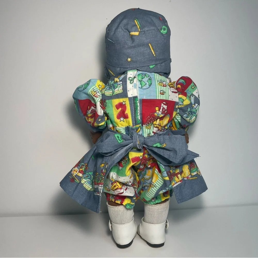 Daisy Kingdom 12" Vintage Dark Skinned Rosie Doll and Extra Outfit - Picture 7 of 9